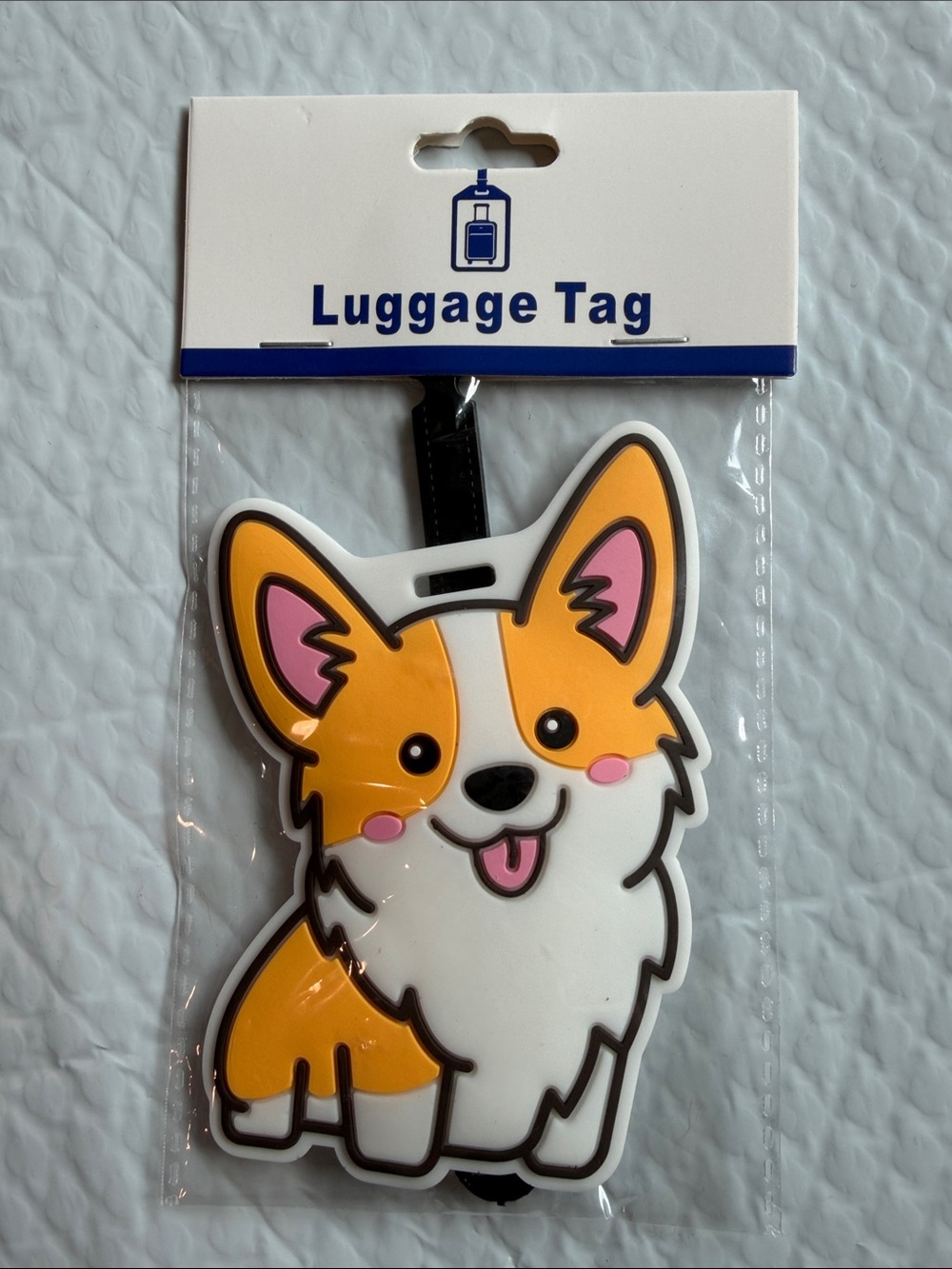 Cute Corgi Luggage Tag NEW